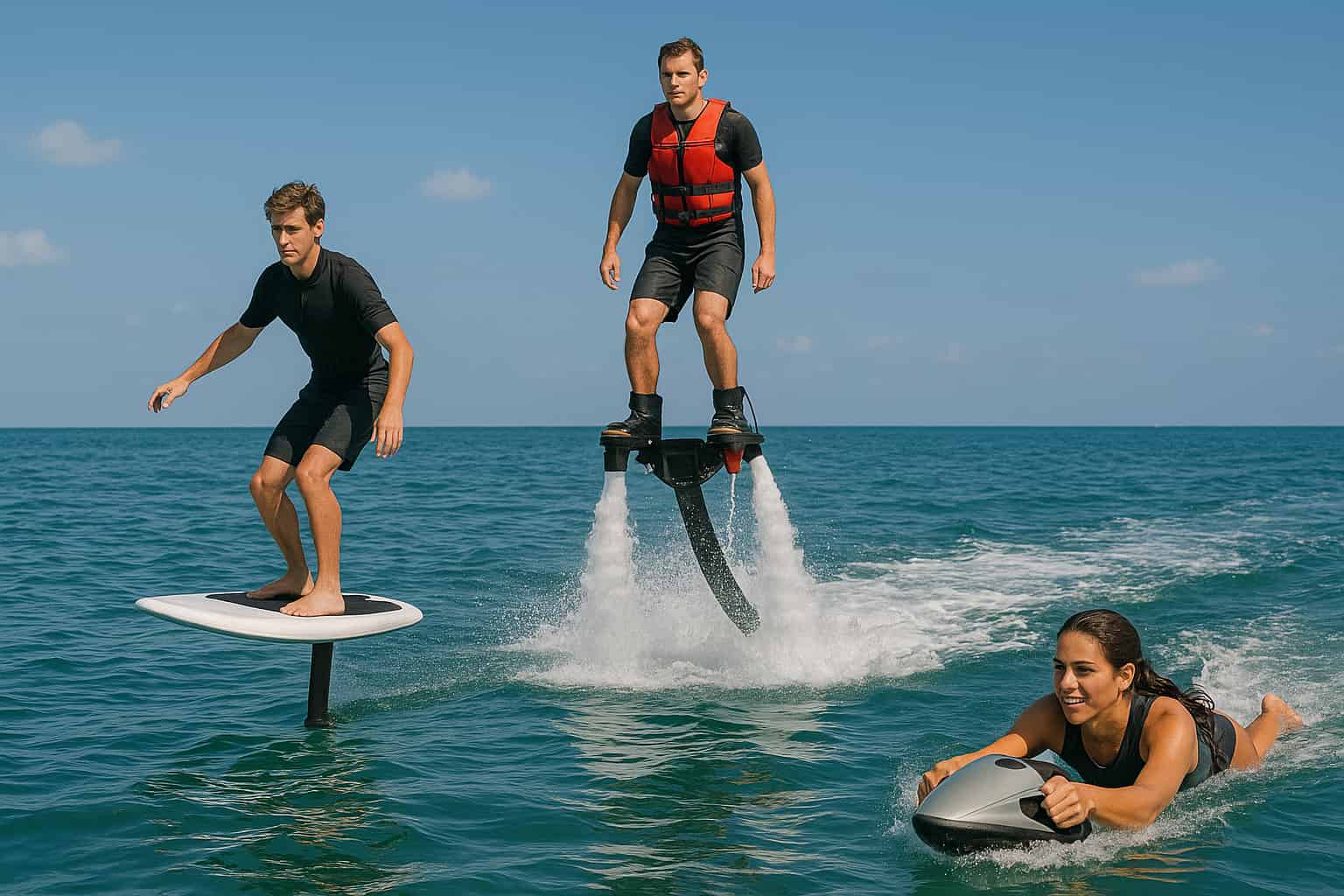 E-Foils, Jetpacks & Sea Scooters E-Foils, Sea Scooters & Jetpacks